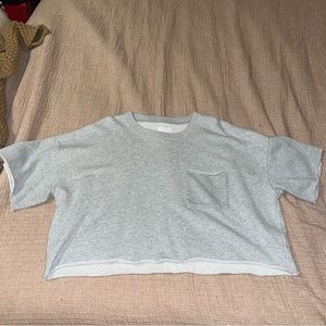 aerie | Tops | Aerie Cropped Short Sleeve Sweatshirt | Poshmark